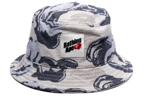 A Bathing Ape BAPE Art Camo Bucket Hat in Blue