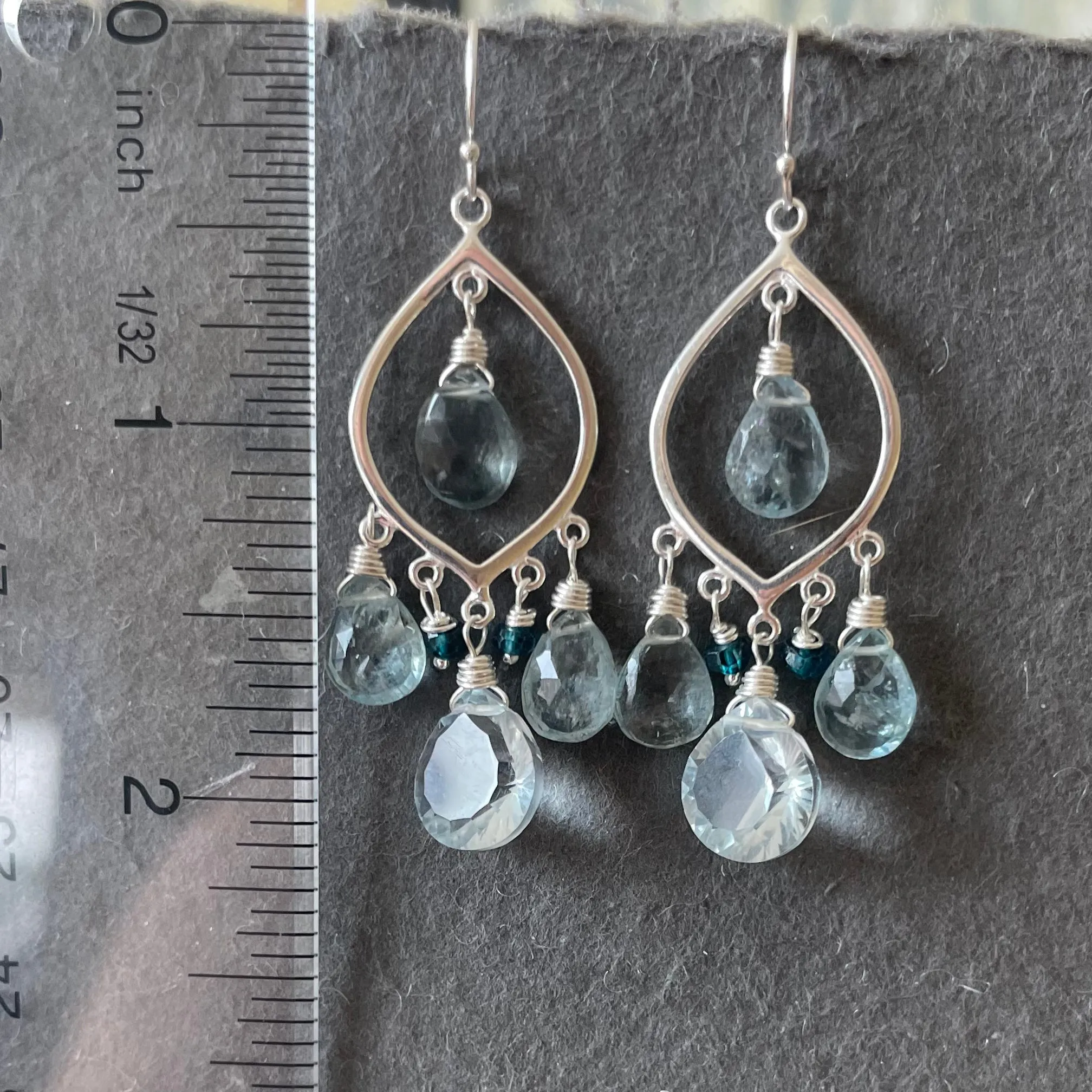 Alluring Aquamarine Earrings