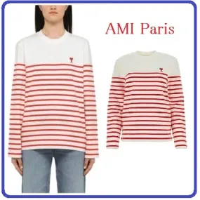 AMI PARIS  |Long Sleeves Medium V-neck & Crew neck