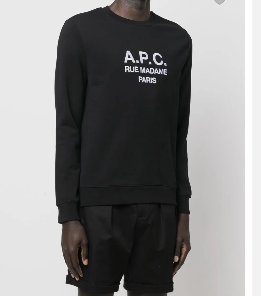 A.P.C.  |Crew Neck Unisex Long Sleeves Cotton Logo Designers