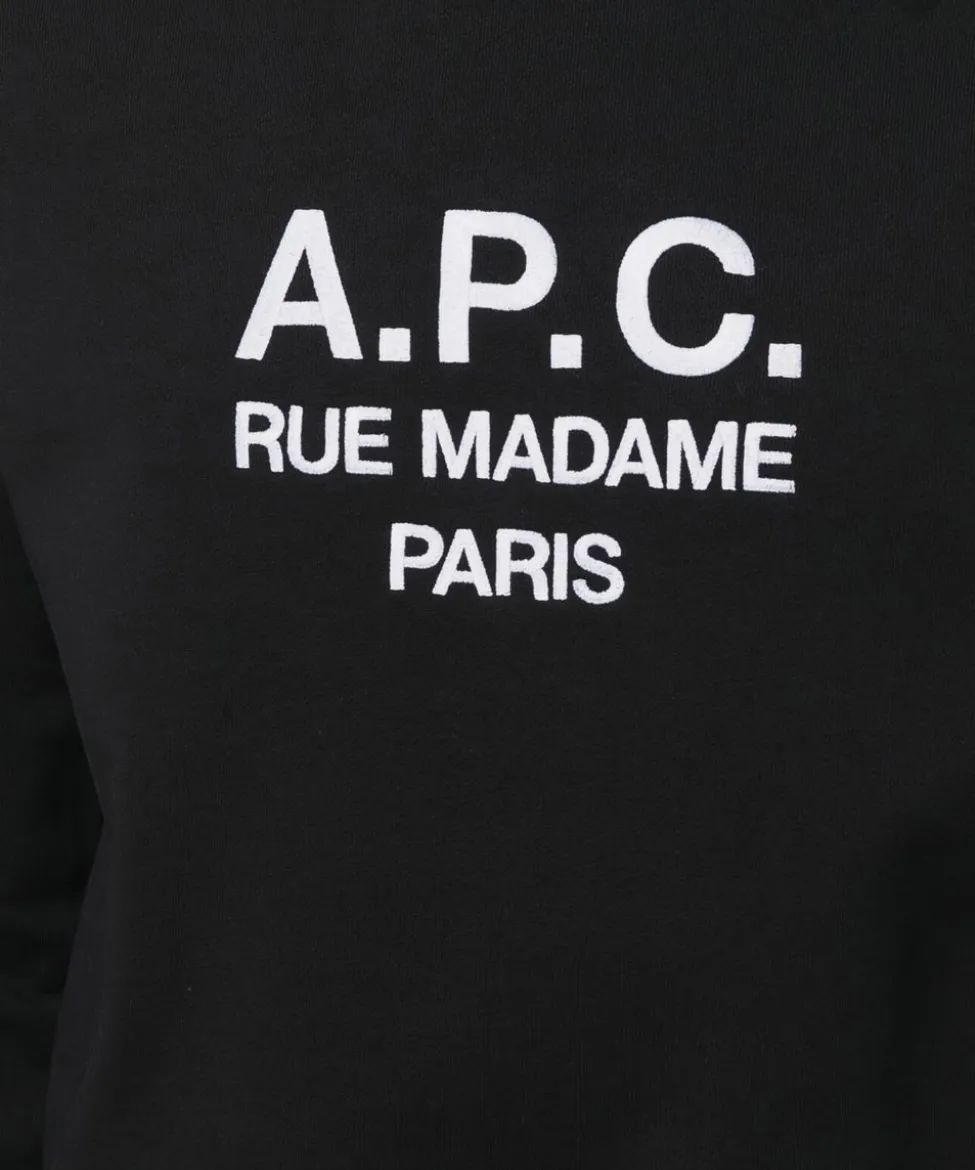 A.P.C.  |Crew Neck Unisex Long Sleeves Cotton Logo Designers