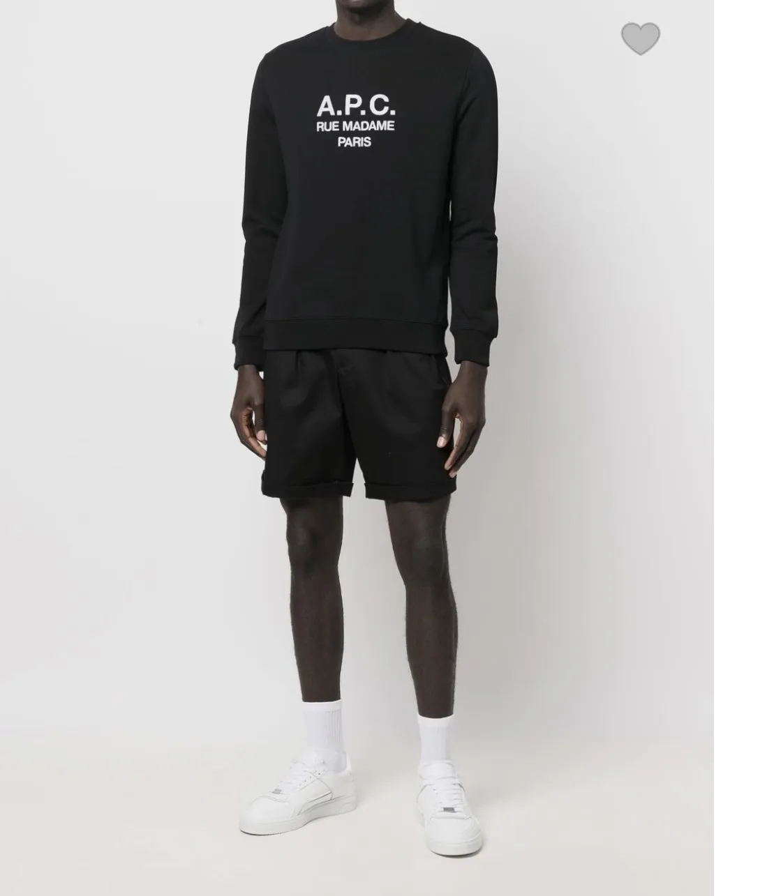 A.P.C.  |Crew Neck Unisex Long Sleeves Cotton Logo Designers