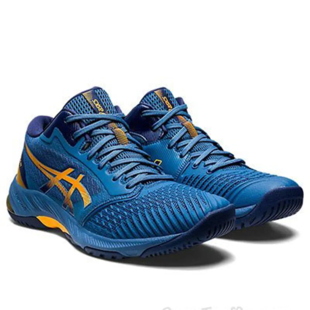 ASICS Men's Netburner Ballistic FF Badminton Shoe (Azure/Ambur)