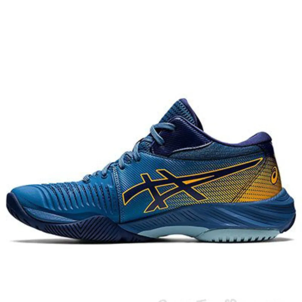 ASICS Men's Netburner Ballistic FF Badminton Shoe (Azure/Ambur)