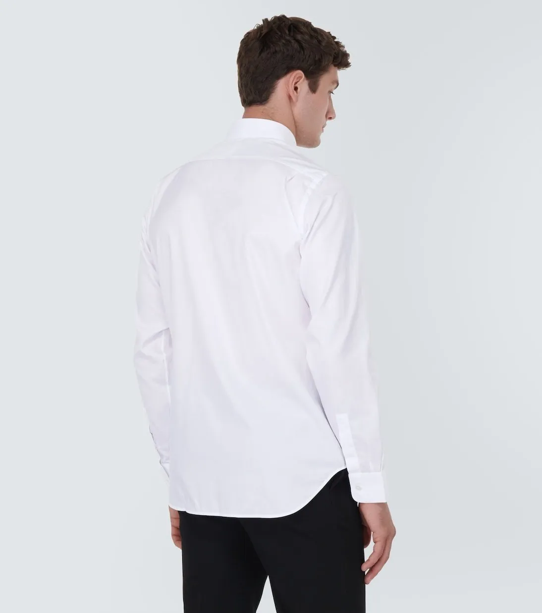 Berluti  |Long Sleeves Plain Logo Luxury Shirts