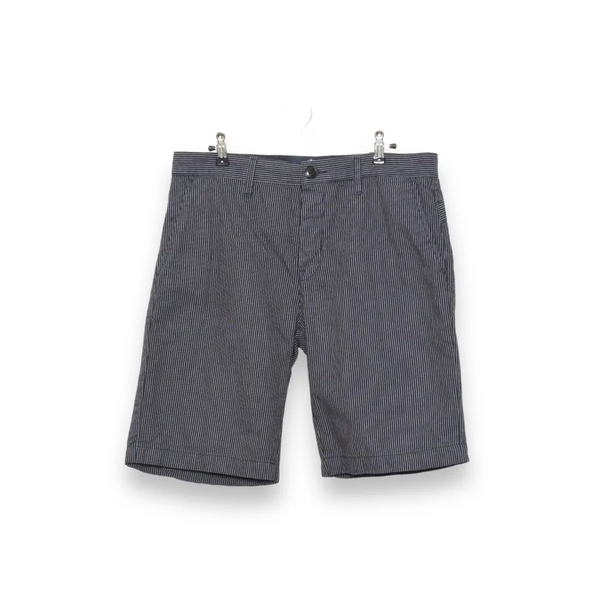 Blue de Genes Bermuda Pallone Shorts navy pin