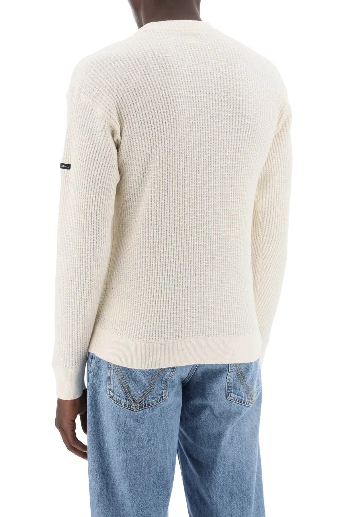 BOTTEGA VENETA  |Crew Neck Linen Long Sleeves Plain Cotton Logo Sweaters