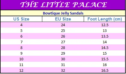 Bowtique Jelly Sandals