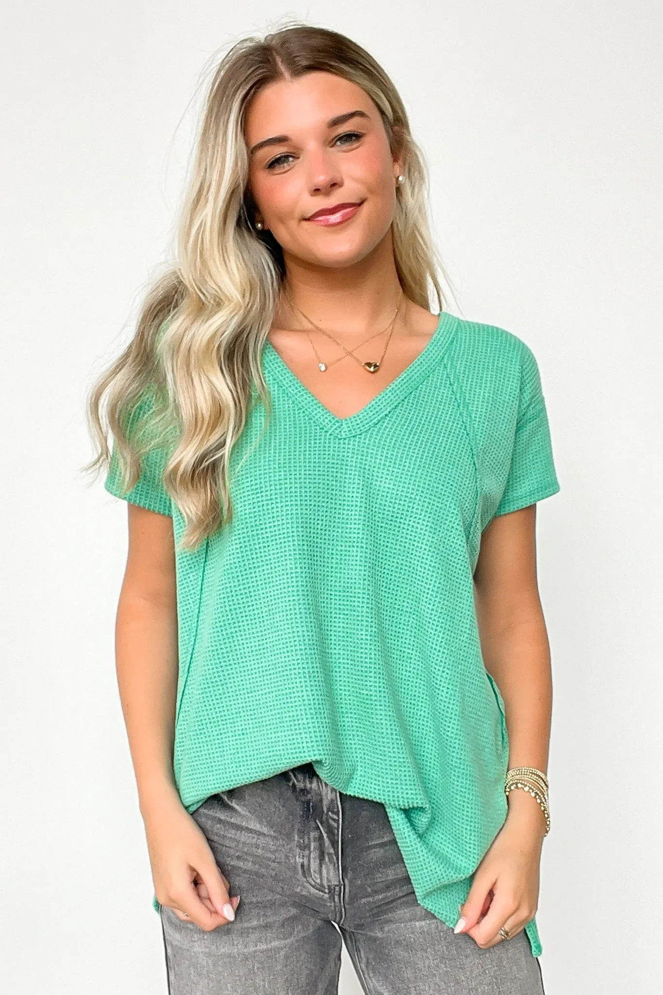 Brynn V-Neck Flowy Top