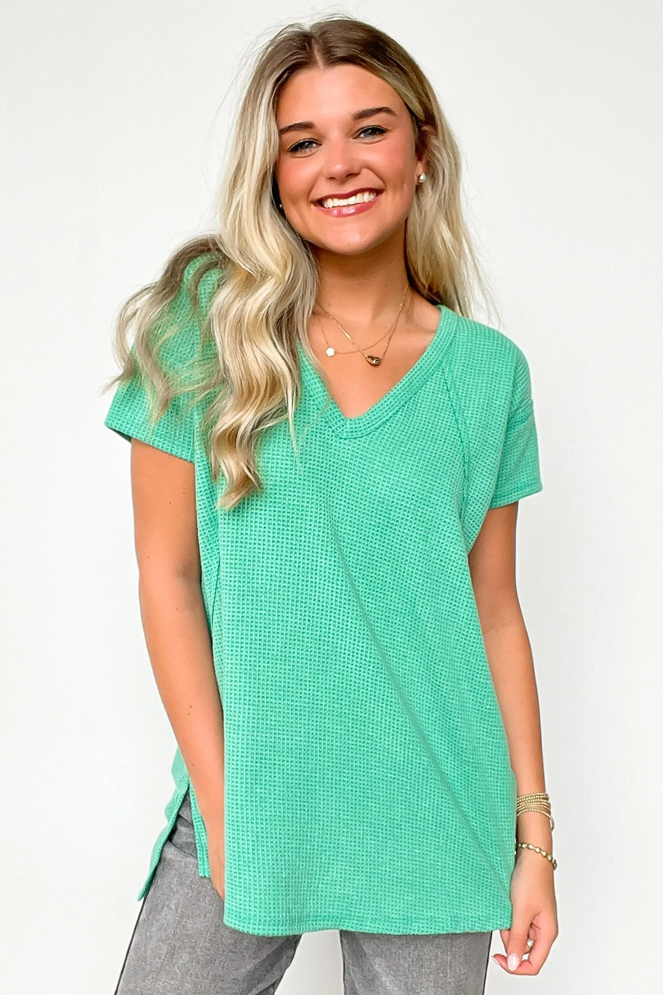 Brynn V-Neck Flowy Top