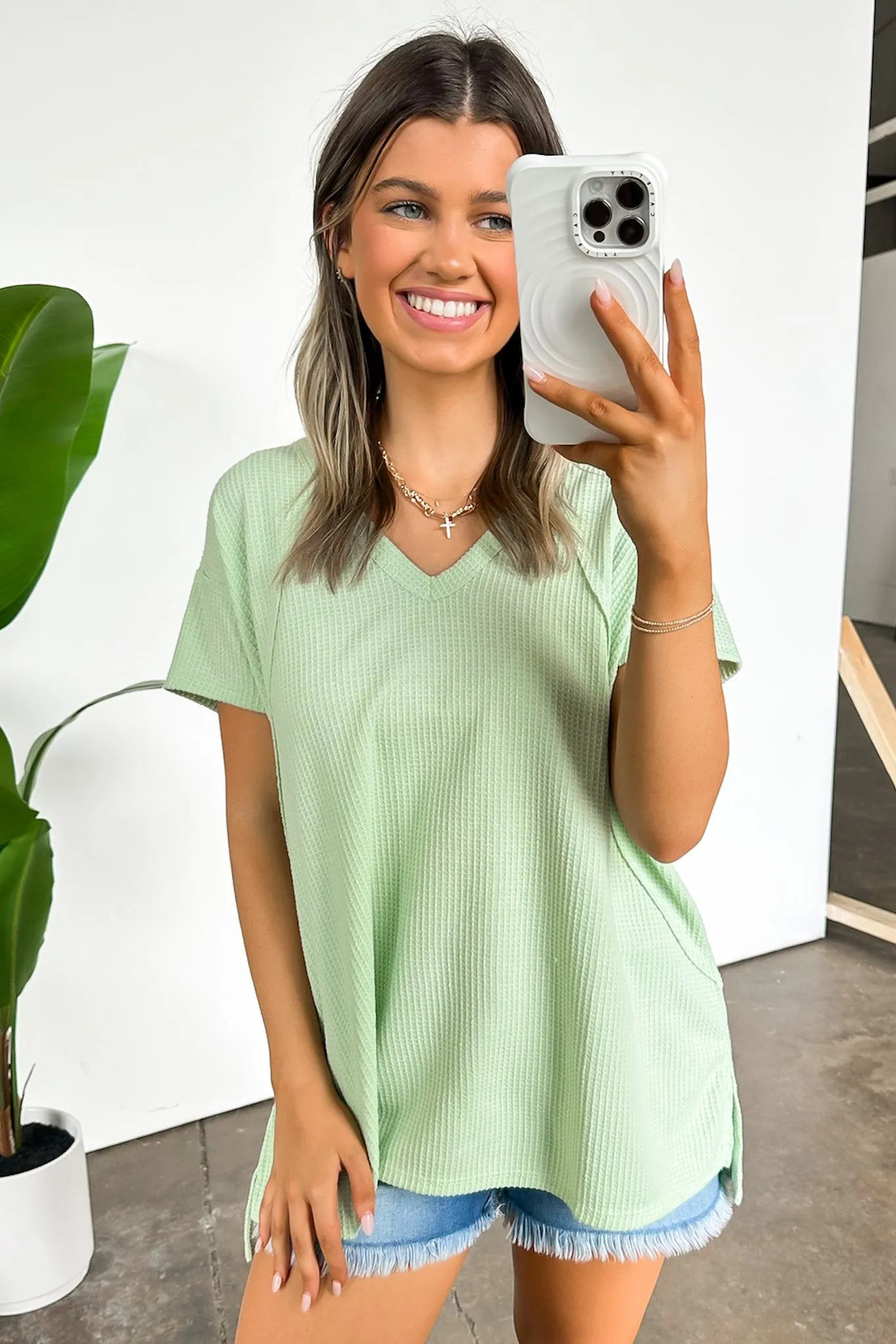 Brynn V-Neck Flowy Top