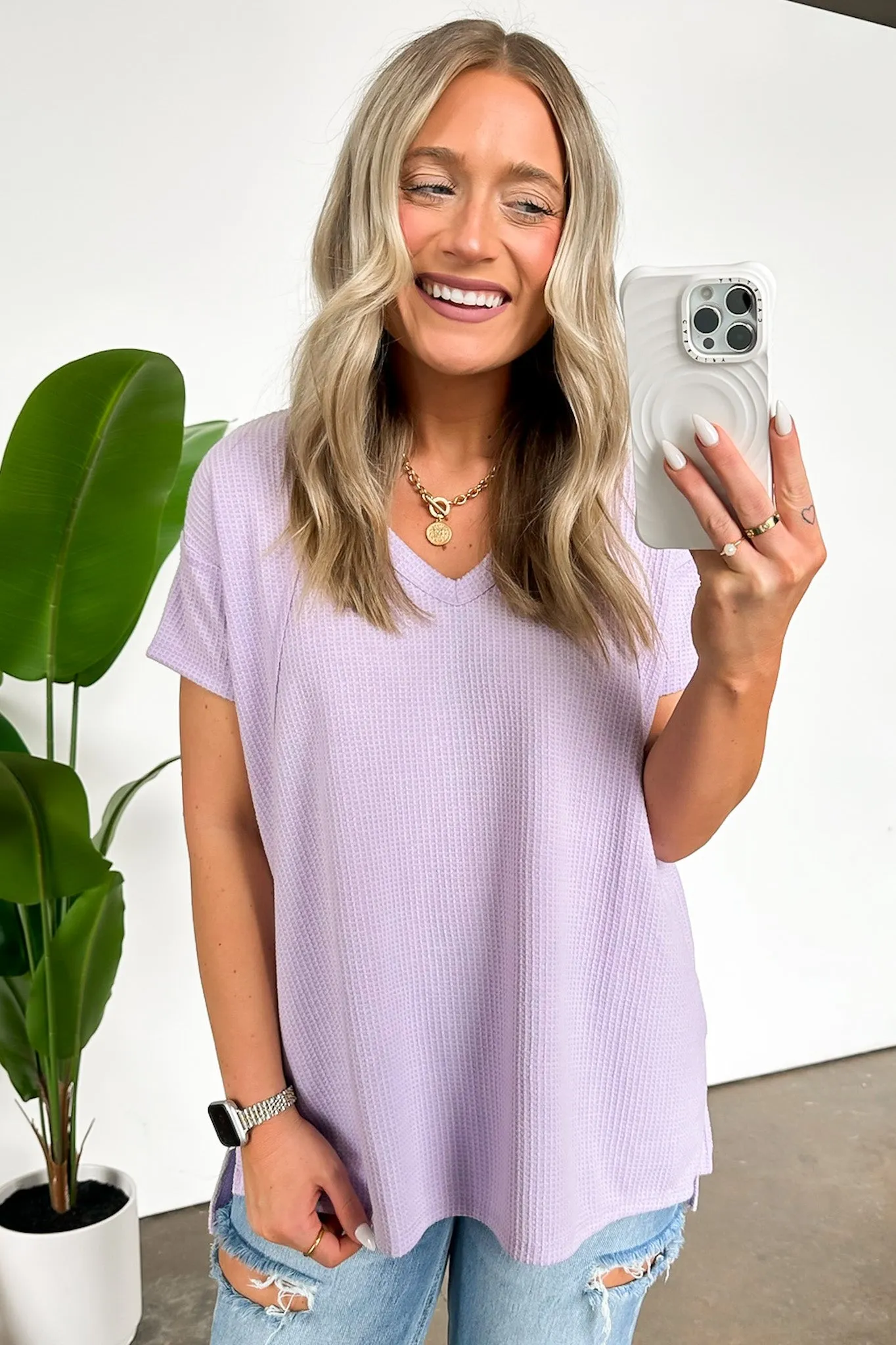 Brynn V-Neck Flowy Top