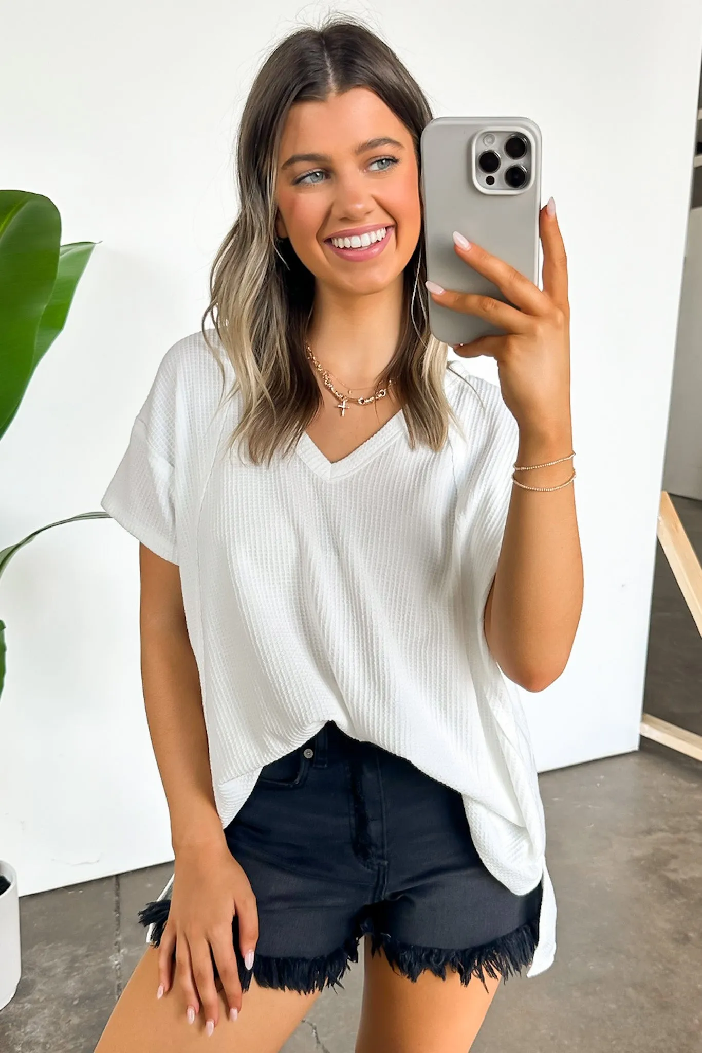 Brynn V-Neck Flowy Top