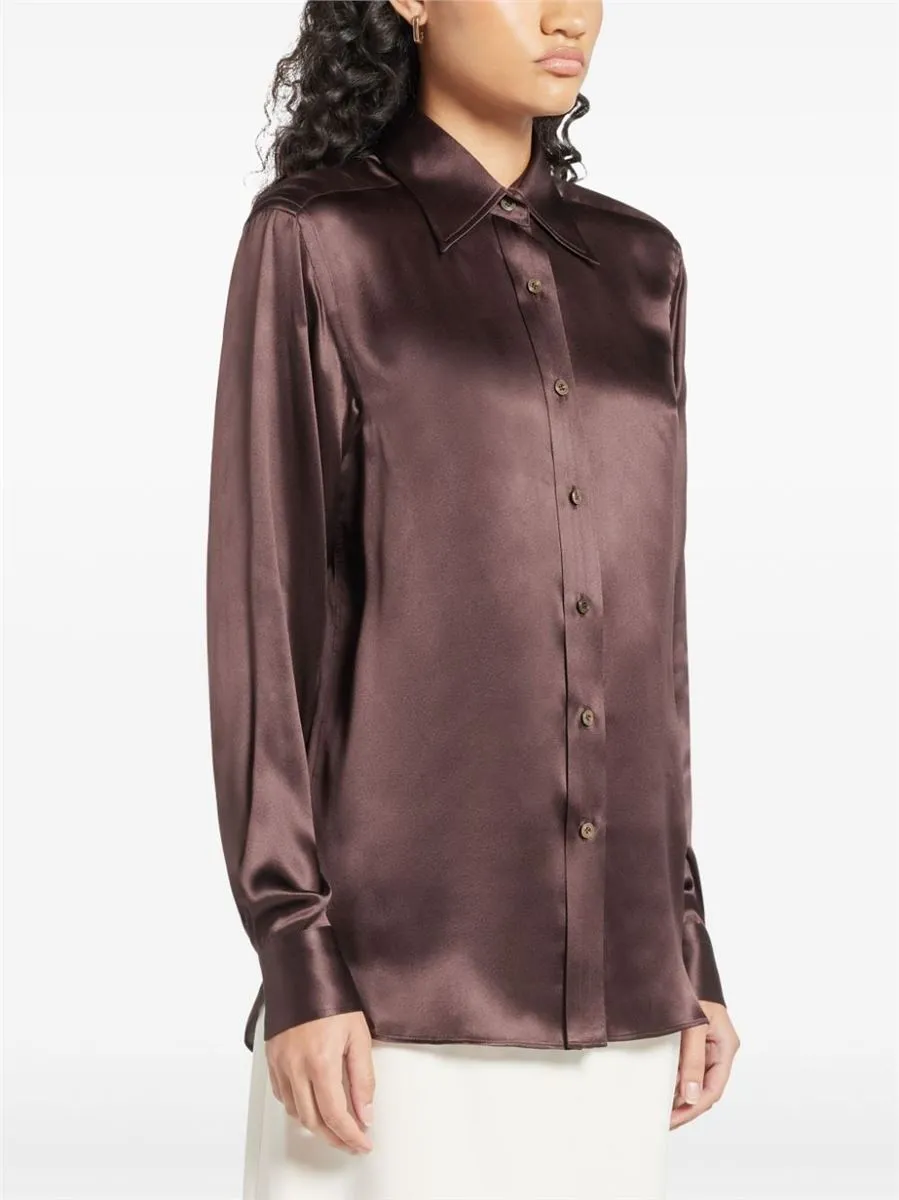 BUTTONED SILK SHIRT