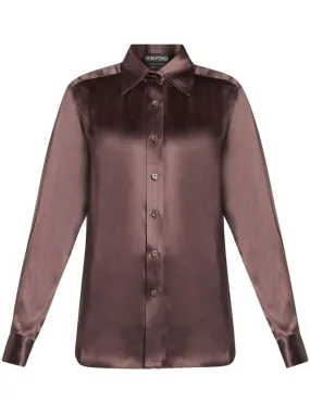 BUTTONED SILK SHIRT