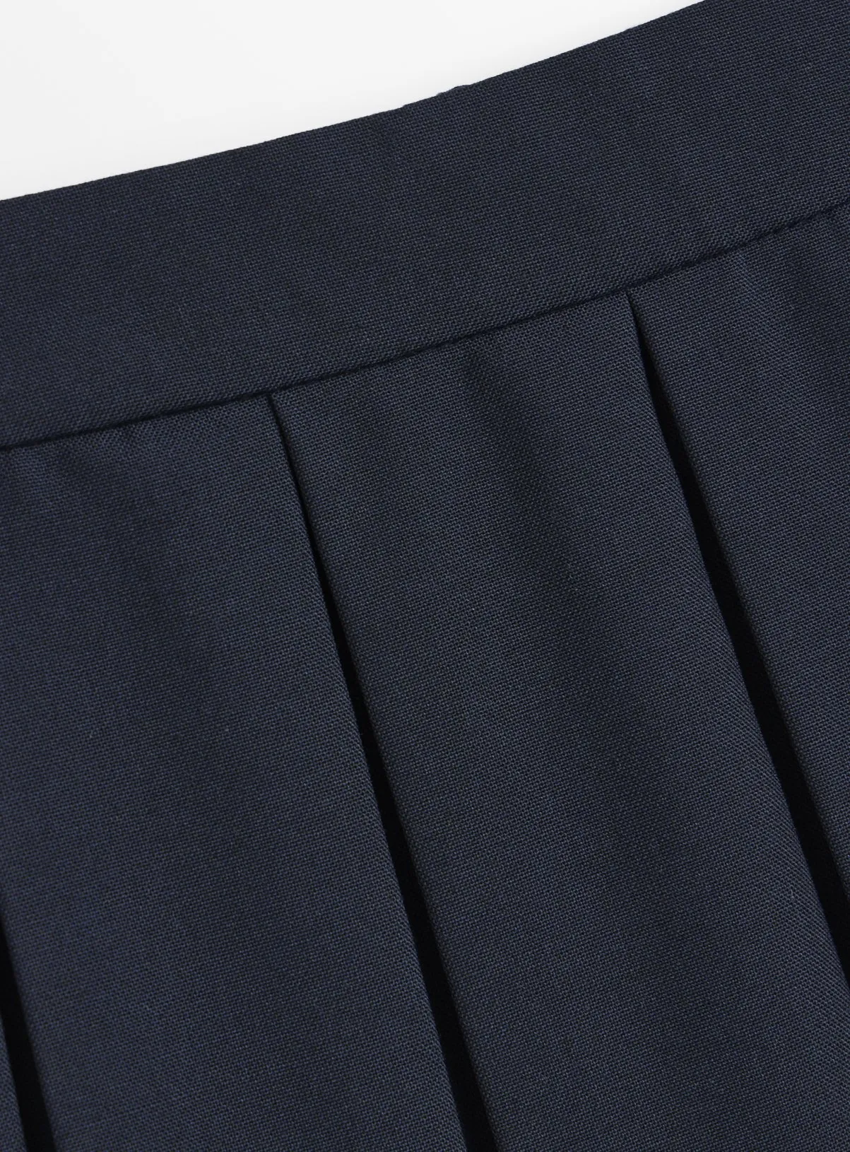 Buy Navy Permanent Pleat Skirts 4 Pack 8 years | Skirts and shorts | Tu