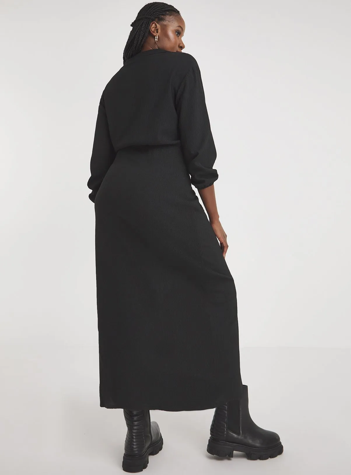 Buy SIMPLY BE Treebark Wrap Midi Dress 22 | Dresses | Tu