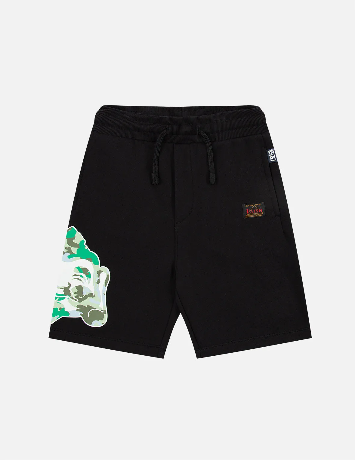 Camouflage Godhead Print Sweat Shorts