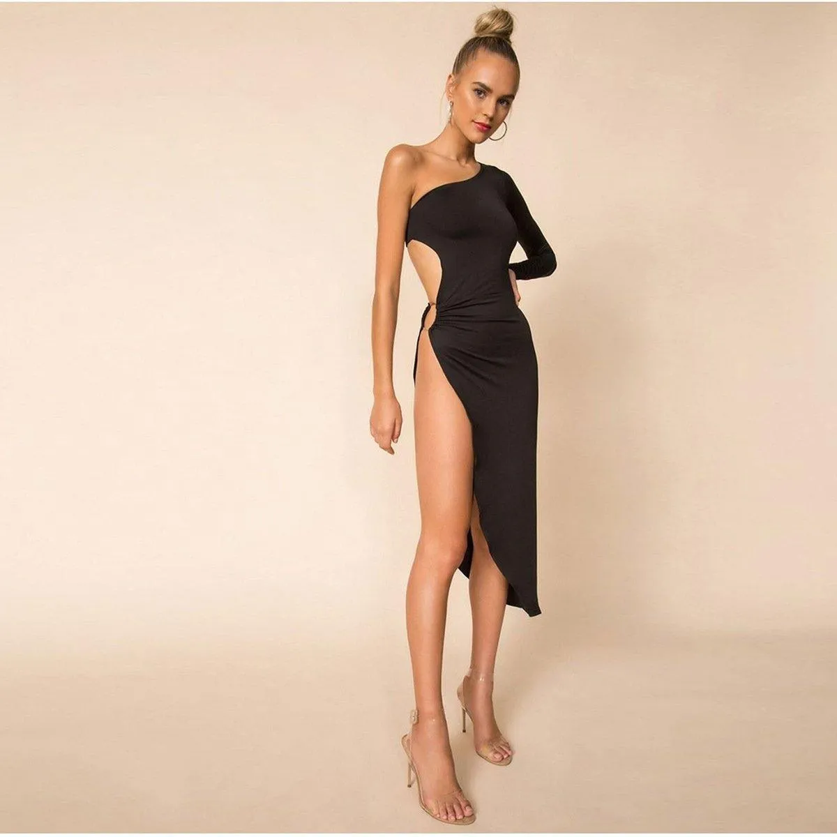 Carmella Asymmetrical Evening Dress