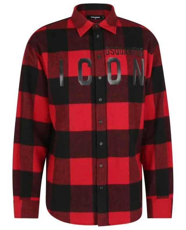 D SQUARED2  |Other Plaid Patterns Long Sleeves Cotton Luxury Shirts