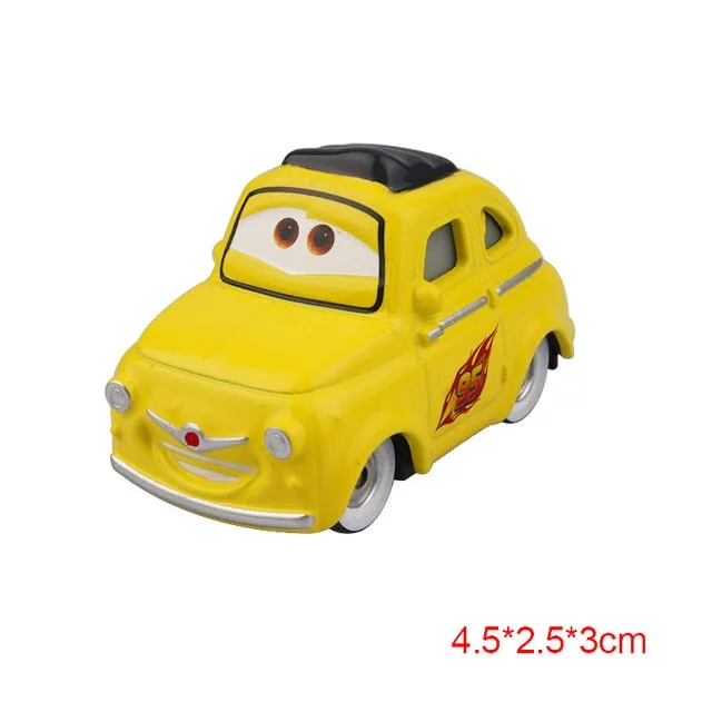 Disney Pixar Cars 2 3 Lightning McQueen Mater Jackson Storm Ramirez 1:55 Diecast Vehicle Metal Alloy Boy Kid Toys Christmas Gift