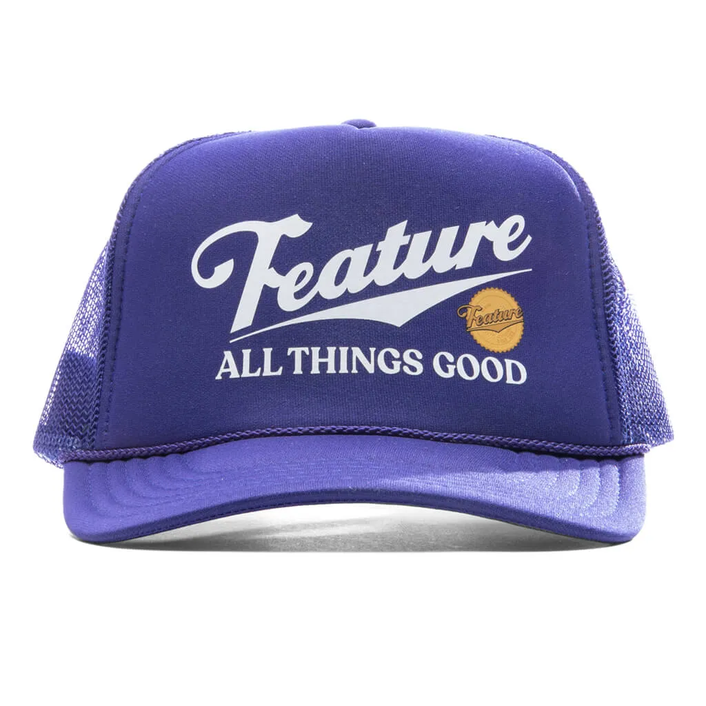 Draft Trucker Hat - Purple