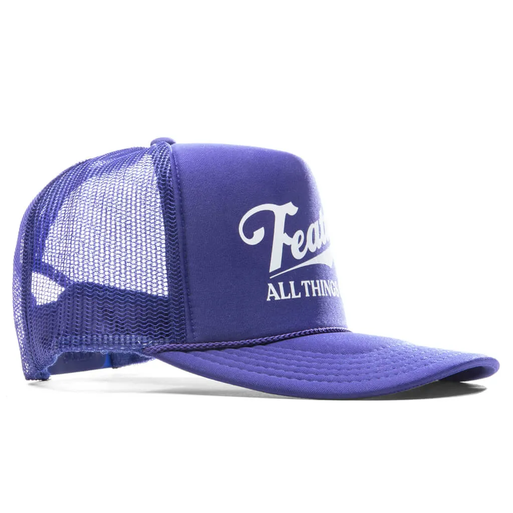 Draft Trucker Hat - Purple