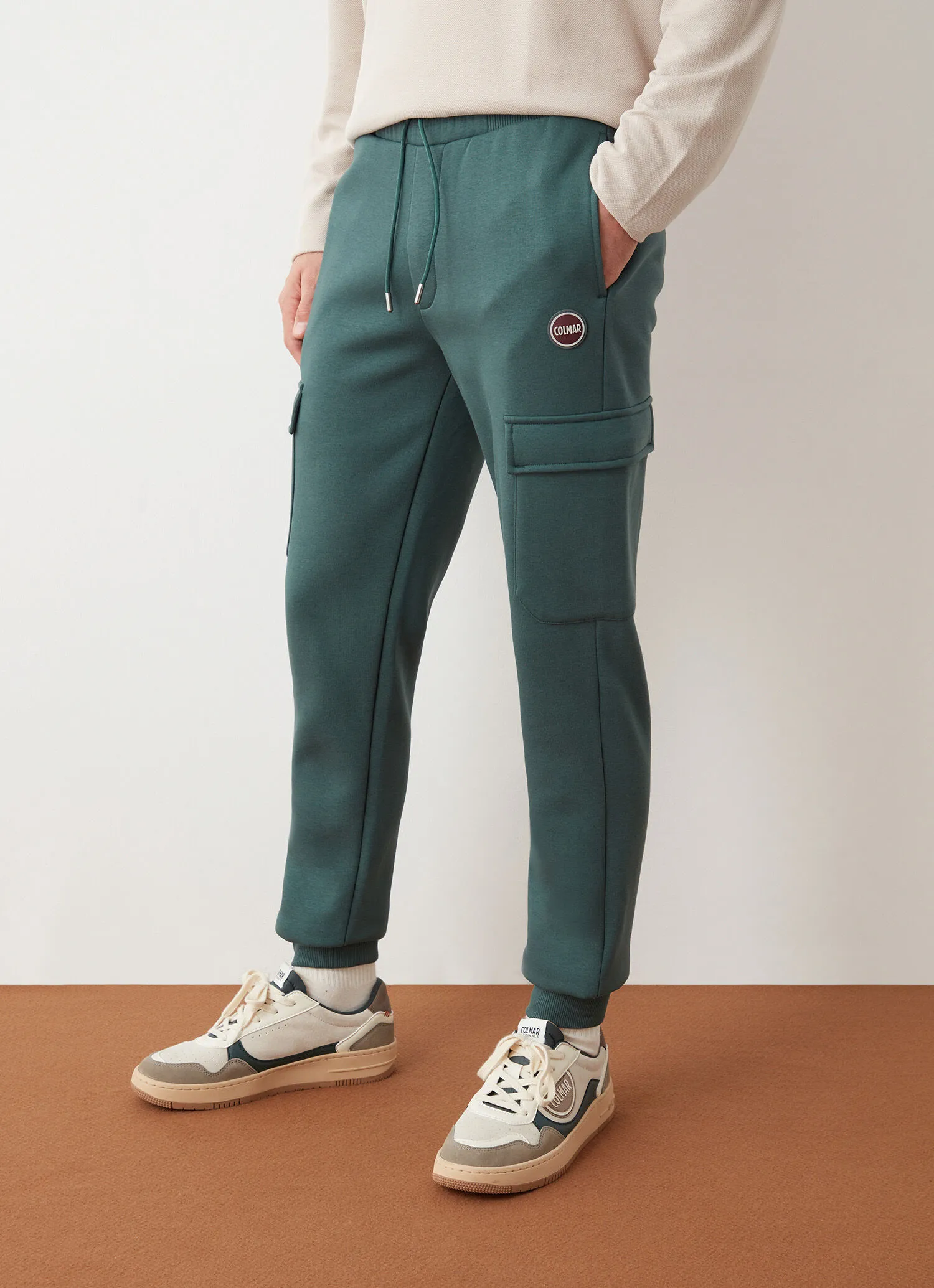 Fleece cargo pants-