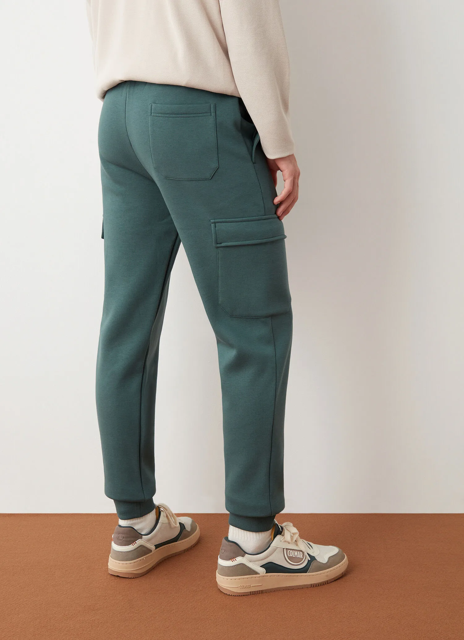 Fleece cargo pants-