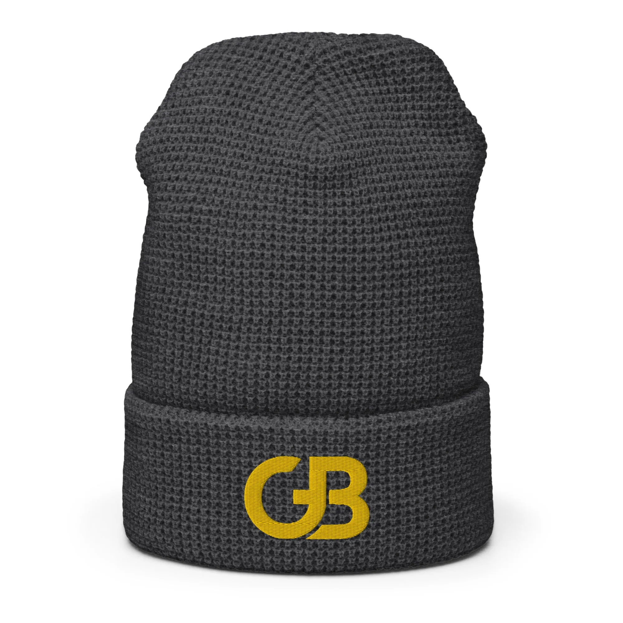 Gerald Black Waffle Beanie YLW