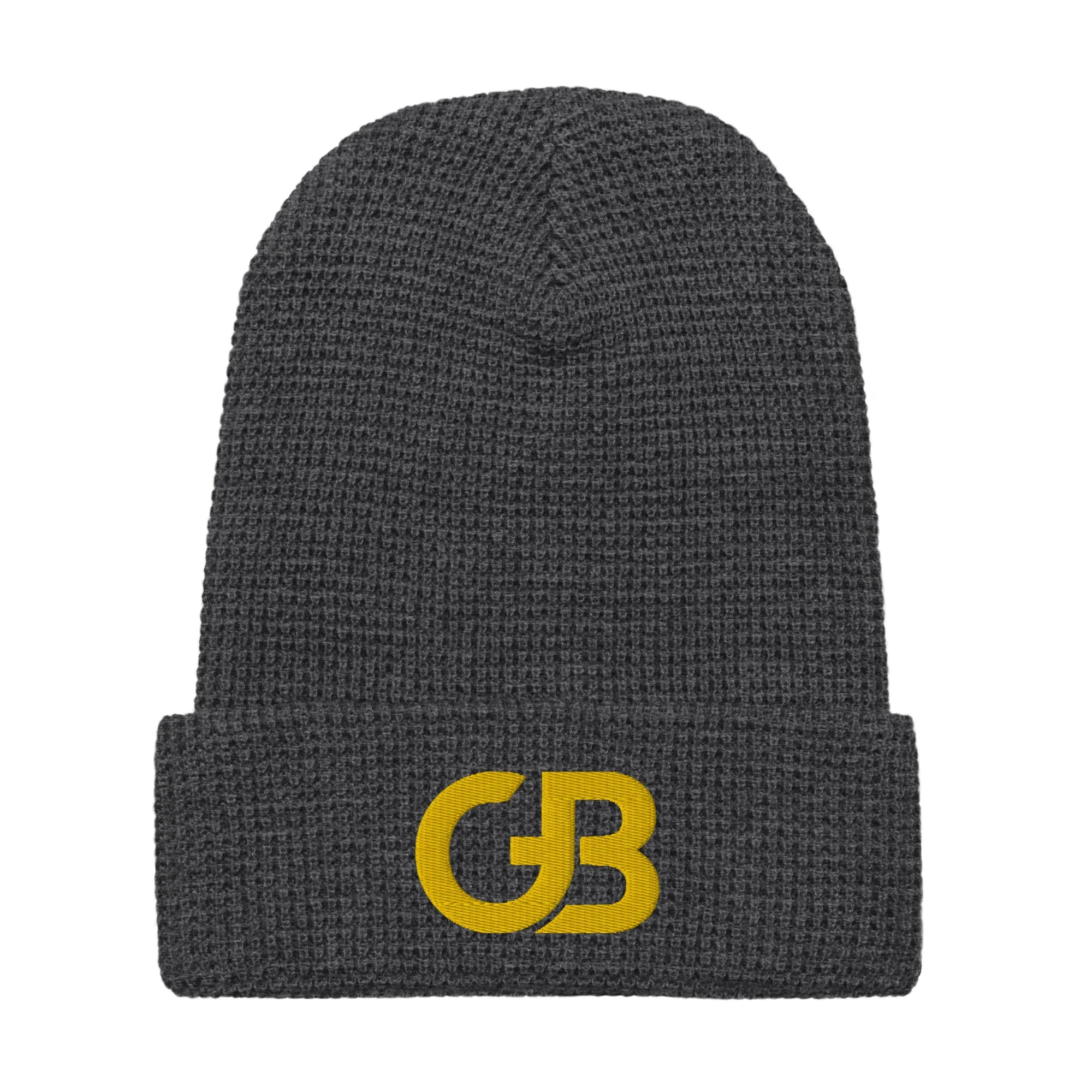 Gerald Black Waffle Beanie YLW