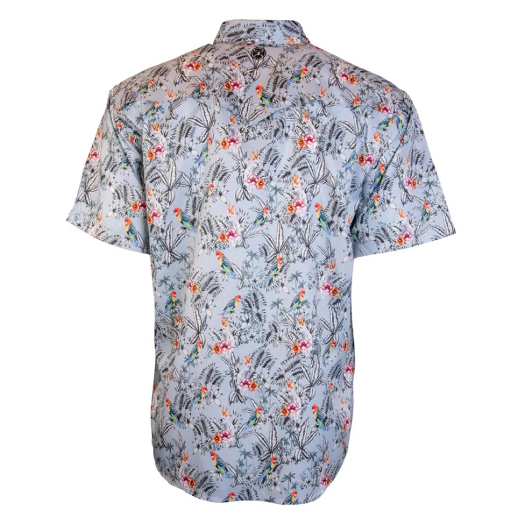 Hooey Men's SOL Blue Floral Short Sleeve