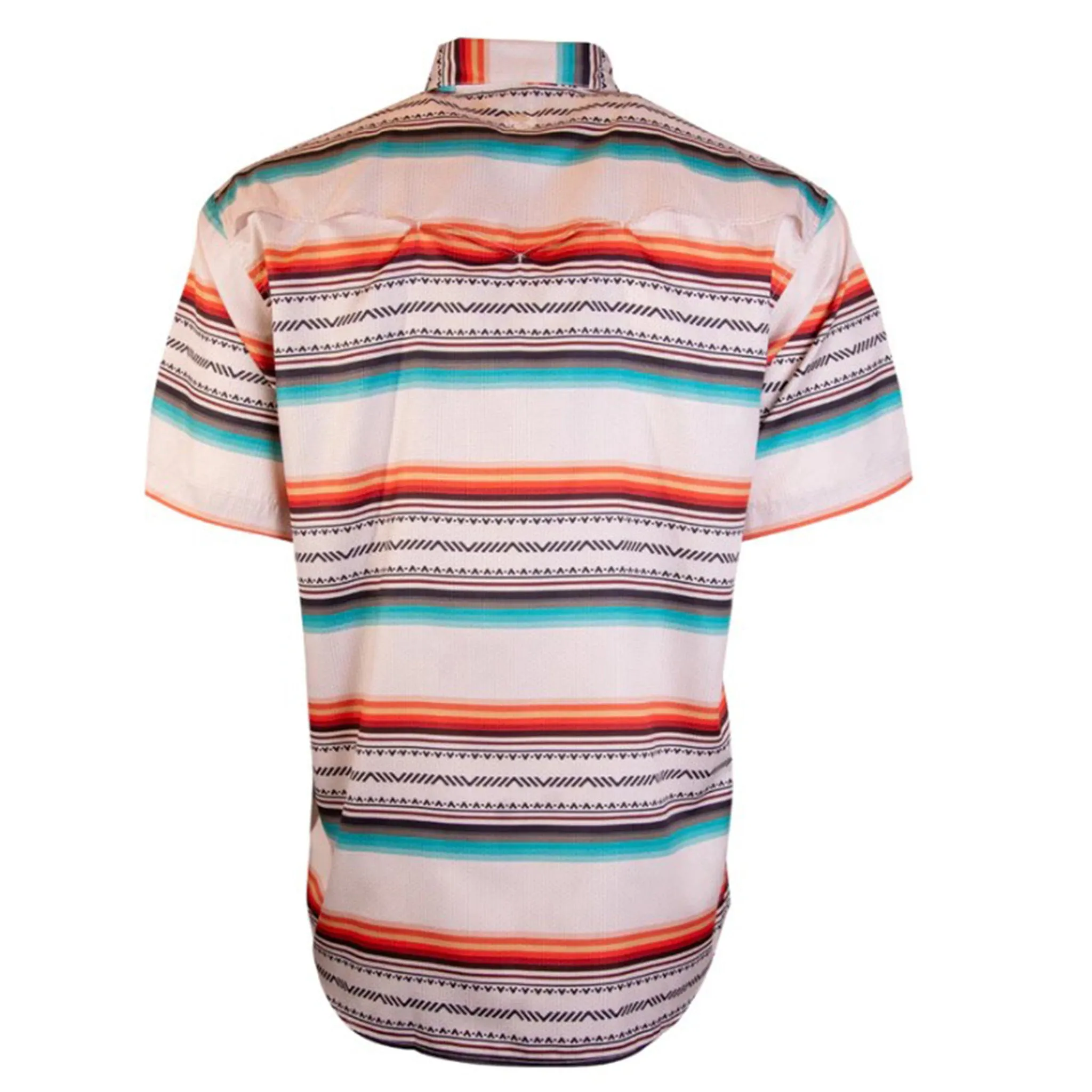 Hooey Men's SOL Cream Serape Short Sleeve