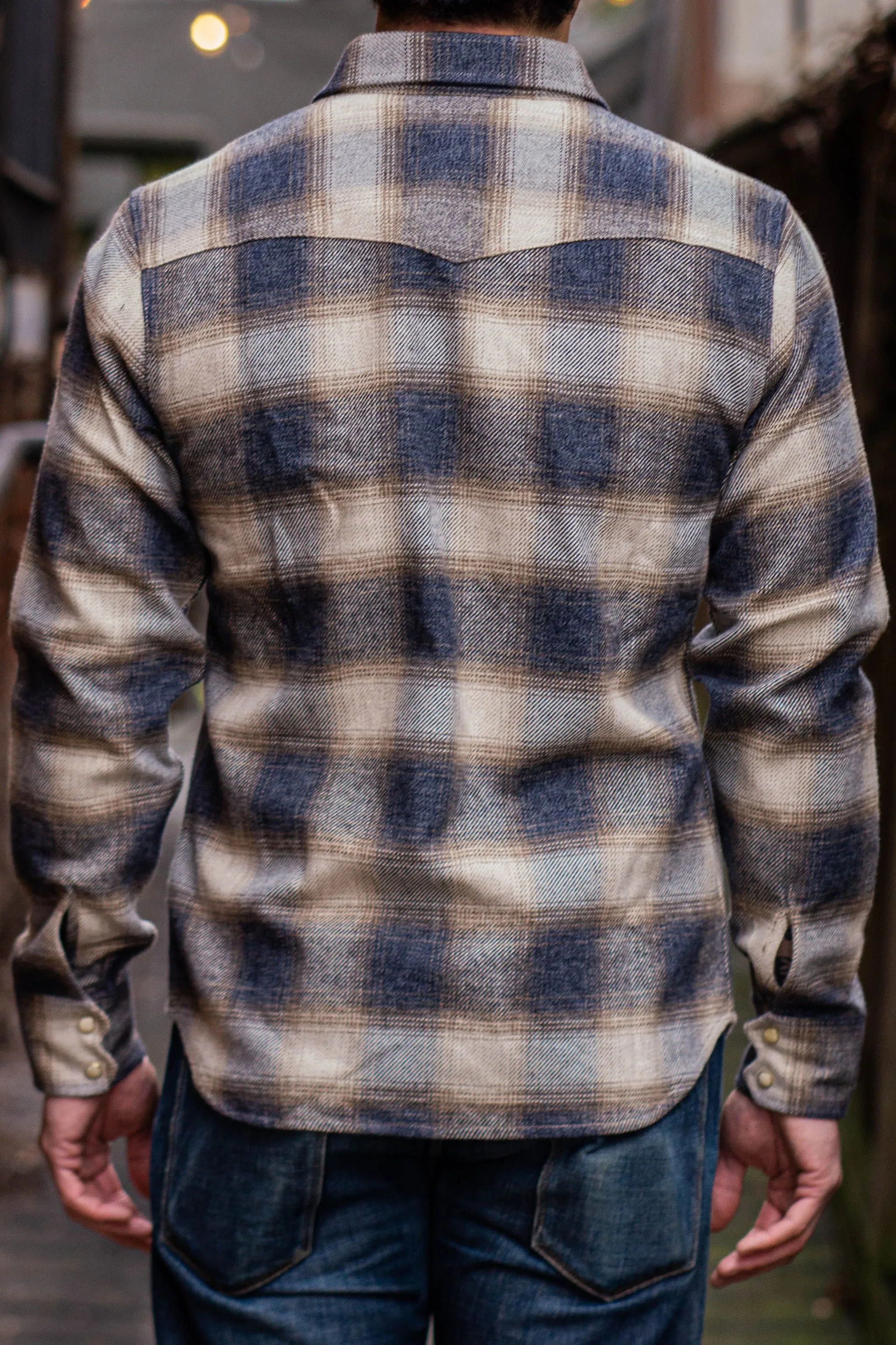 Indigofera Dollard - Flannel Check Ecru/Beige/Grey