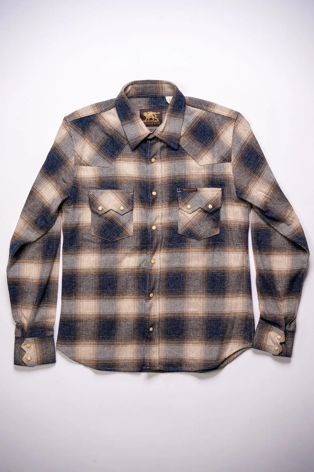 Indigofera Dollard - Flannel Check Ecru/Beige/Grey