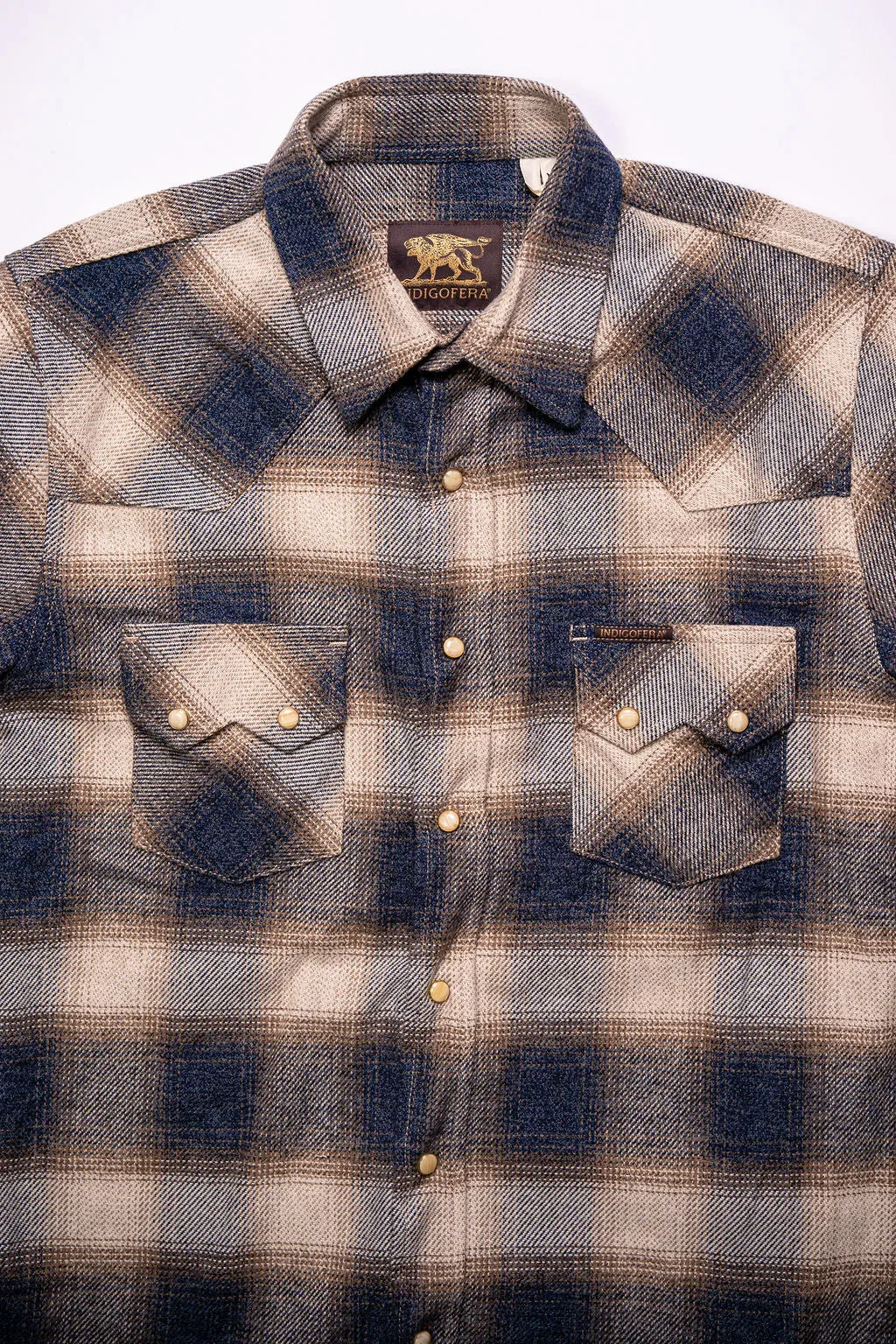 Indigofera Dollard - Flannel Check Ecru/Beige/Grey