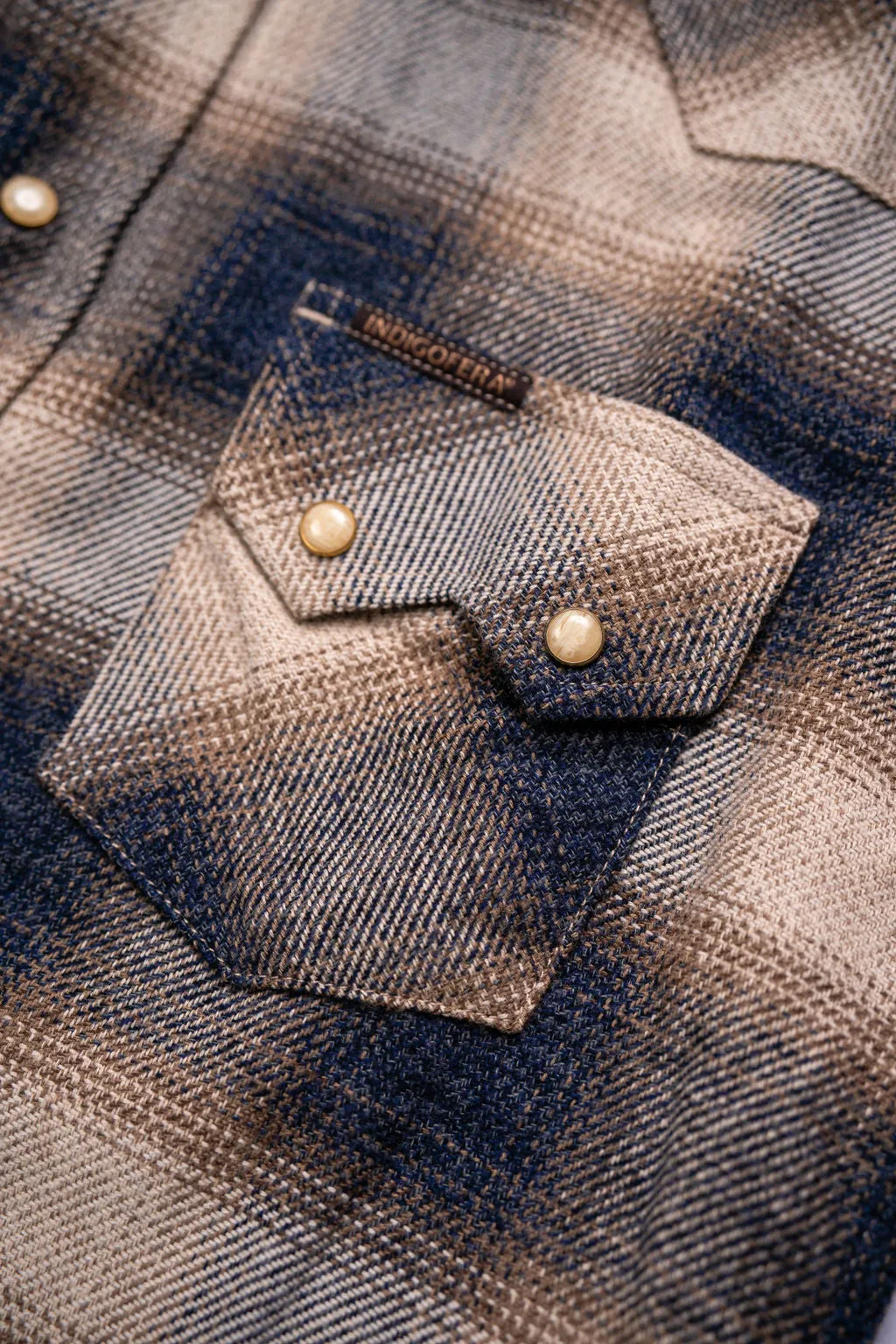 Indigofera Dollard - Flannel Check Ecru/Beige/Grey