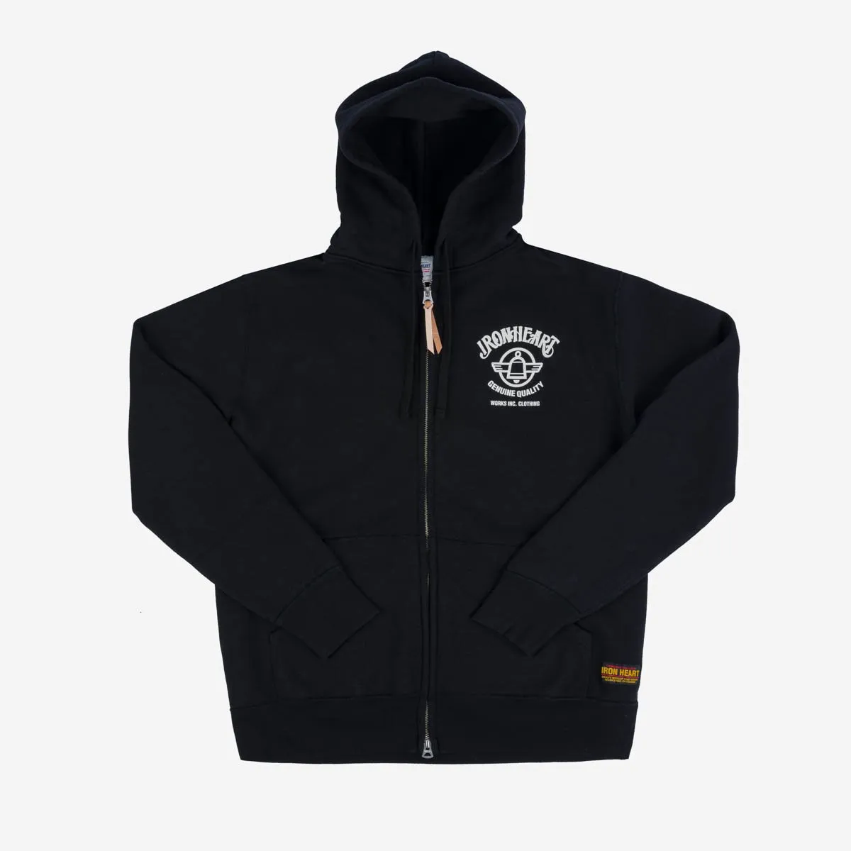 Iron Heart - Ihsw-65-blk Ultra Heavy Zip Hoodie Black