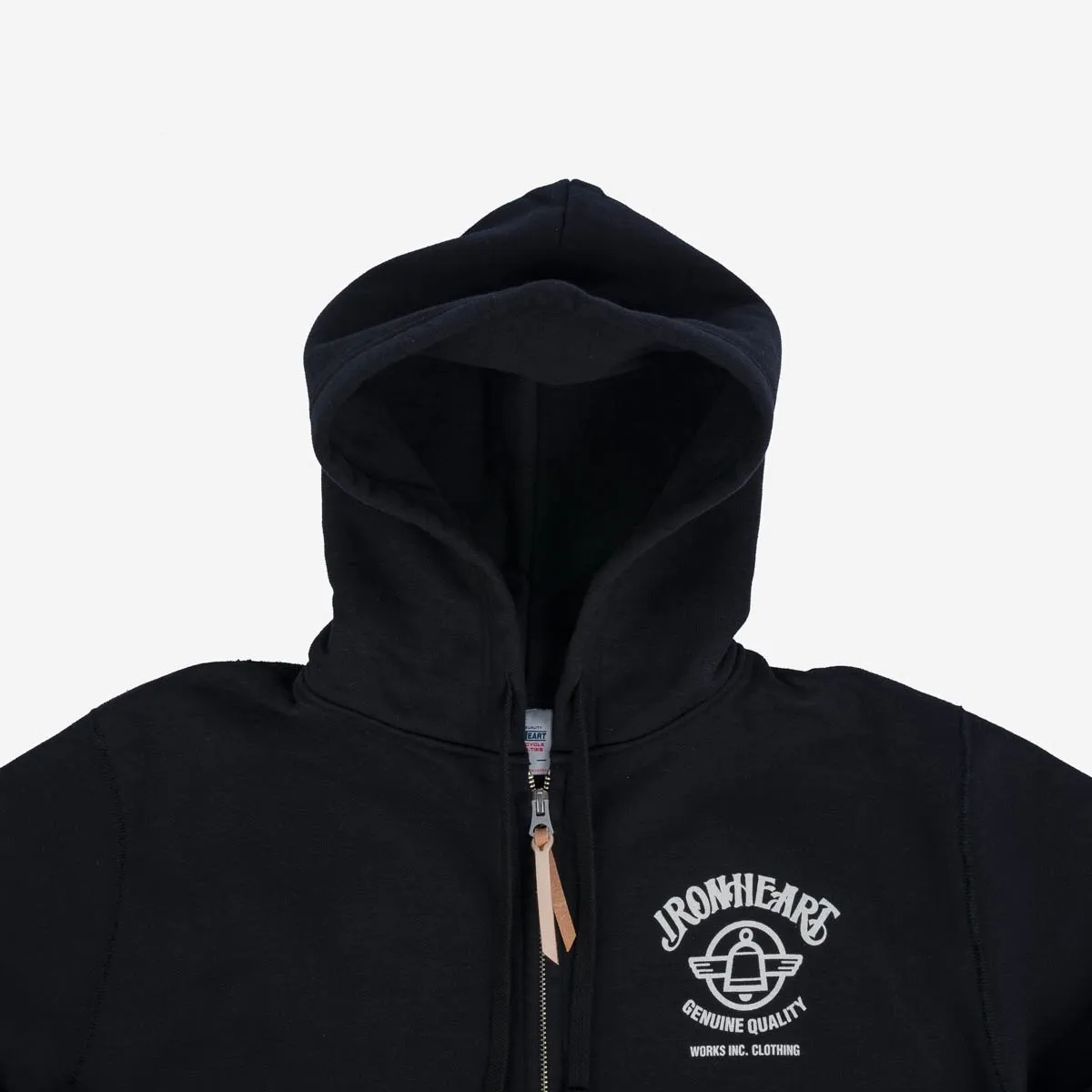 Iron Heart - Ihsw-65-blk Ultra Heavy Zip Hoodie Black