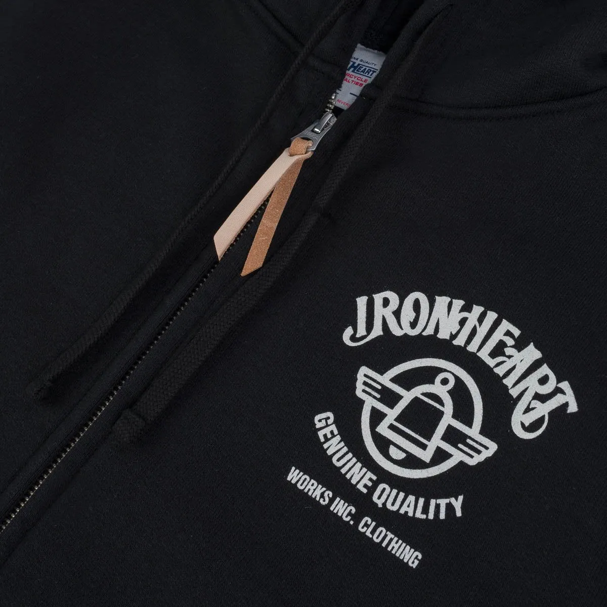 Iron Heart - Ihsw-65-blk Ultra Heavy Zip Hoodie Black