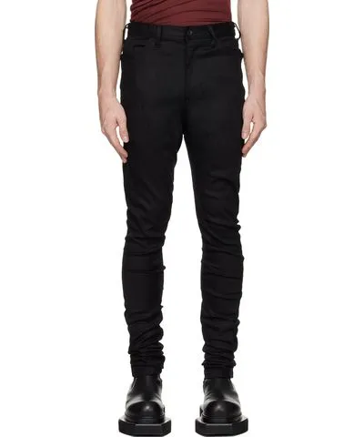 Julius Black Curved Skinny Jeans