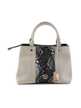 Kazo Beige Patterned Handbag