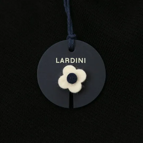 LARDINI  |Crew Neck Wool Long Sleeves Plain Sweaters