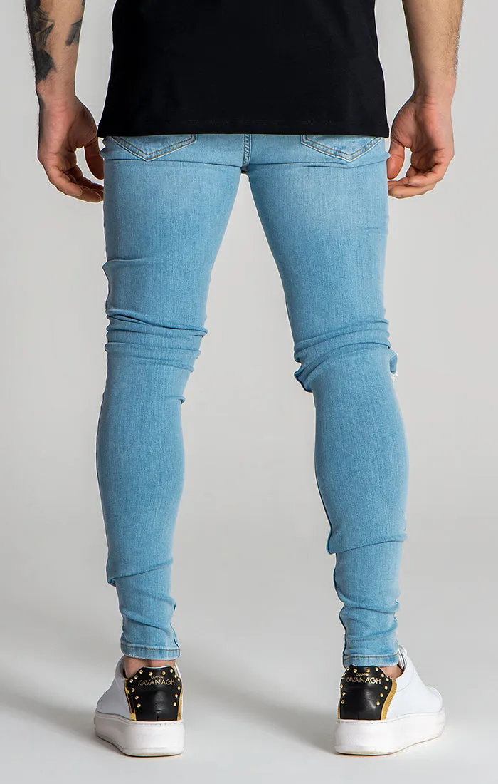 Light Blue Core Ripped Jeans