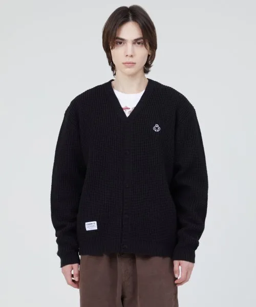 LMC  |[ LMC ]★LMC CLUB WAFFLE KNIT CARDIGAN