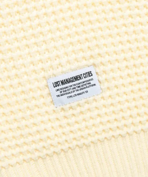 LMC  |[ LMC ]★LMC CLUB WAFFLE KNIT CARDIGAN