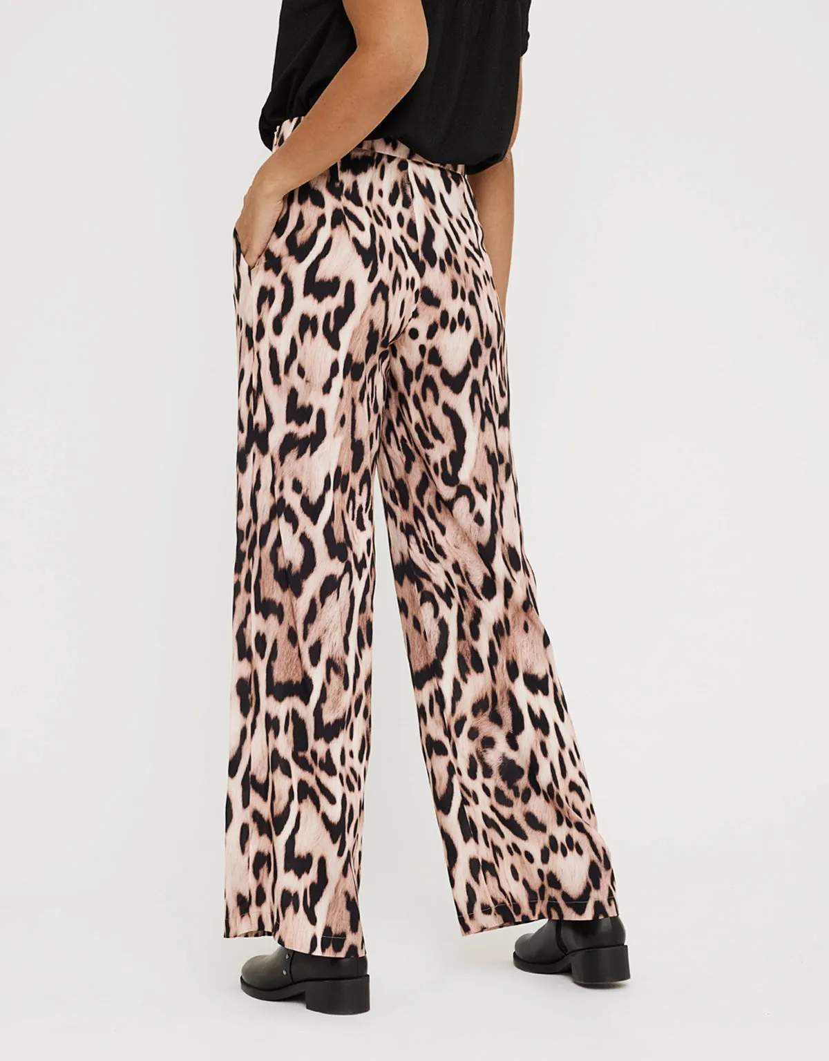 Long Animal Print Trousers - Lorsinala