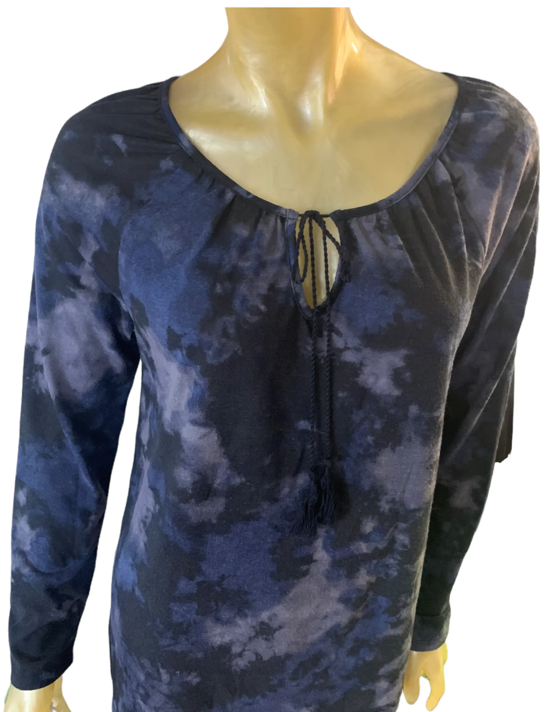 Long sleeve tye-dye top