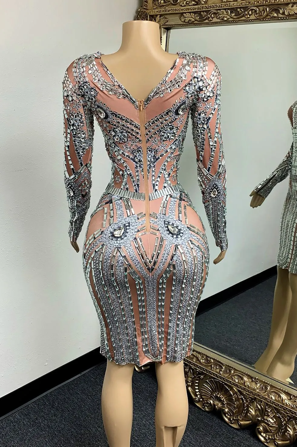 Lori Diamante Dress (Rhinestones)