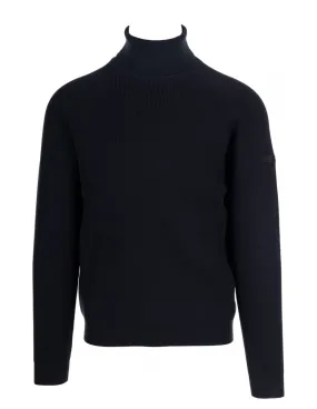 Maglia RRD uomo Knit amos turtleneck W22078 blu AI22